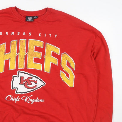 Primark Women’s Red L Kansas City Chiefs NFL Graphic Sweatshirt