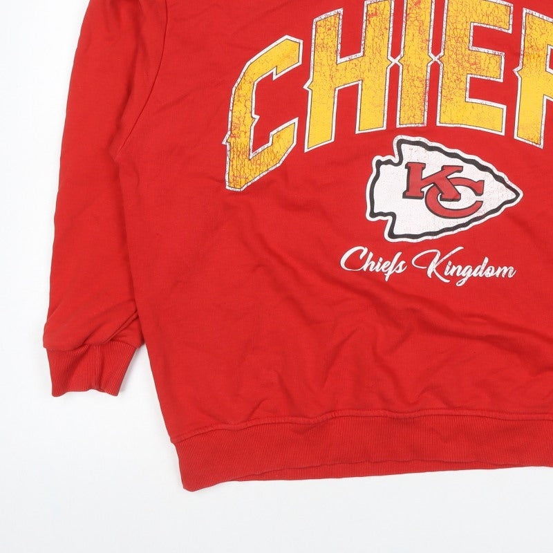 Primark Women’s Red L Kansas City Chiefs NFL Graphic Sweatshirt