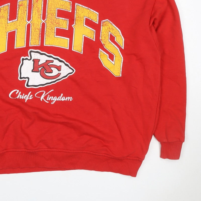 Primark Women’s Red L Kansas City Chiefs NFL Graphic Sweatshirt