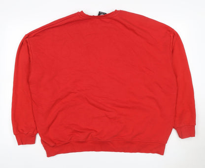 Primark Women’s Red L Kansas City Chiefs NFL Graphic Sweatshirt