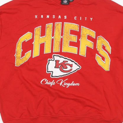 Primark Women’s Red L Kansas City Chiefs NFL Graphic Sweatshirt