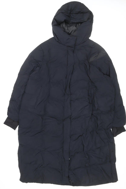 Marks and Spencer Women’s Black UK 20 Long Hooded Puffer Jacket