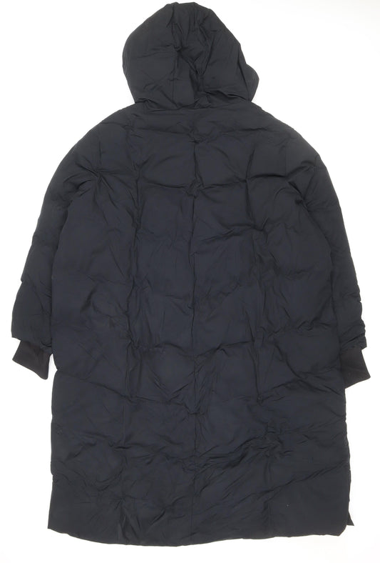 Marks and Spencer Women’s Black UK 20 Long Hooded Puffer Jacket