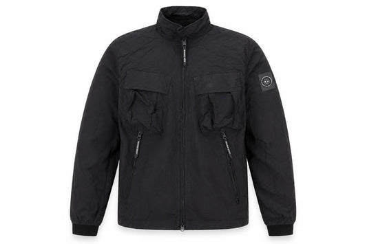Marshall Artist Men's Black Size S Military Jacket Full Zip Pockets