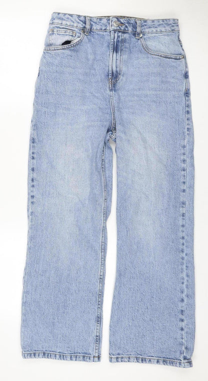 ASOS Design Women’s Blue Straight Jeans W30 L32 High Rise Stretch