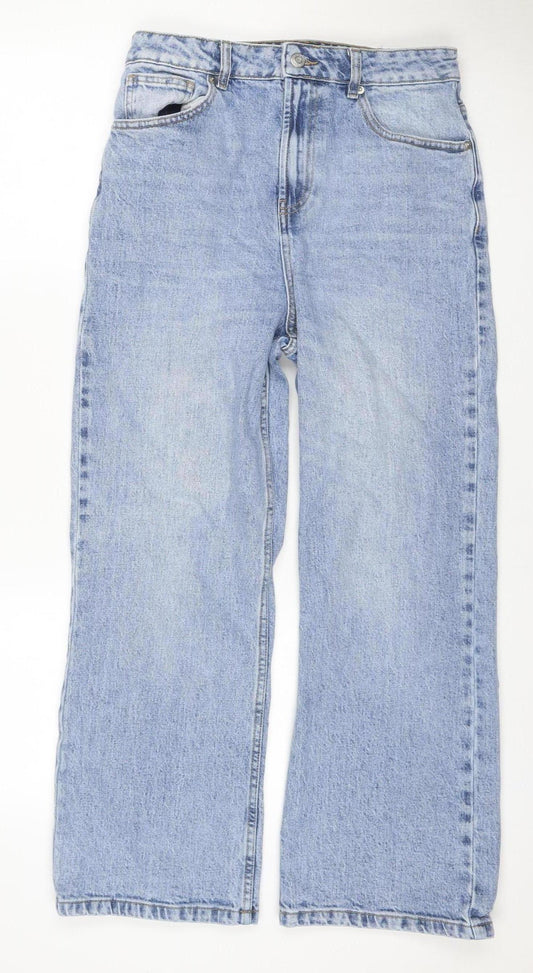 ASOS Design Women’s Blue Straight Jeans W30 L32 High Rise Stretch