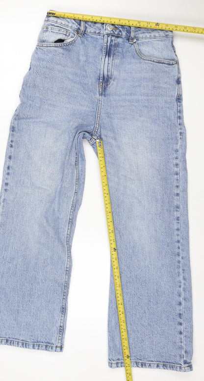 ASOS Design Women’s Blue Straight Jeans W30 L32 High Rise Stretch