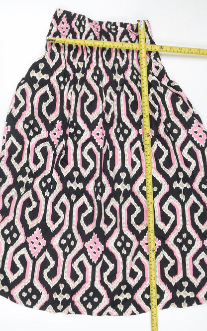 Marks and Spencer Women’s Multicoloured Geometric Mini Straight Skirt UK 6