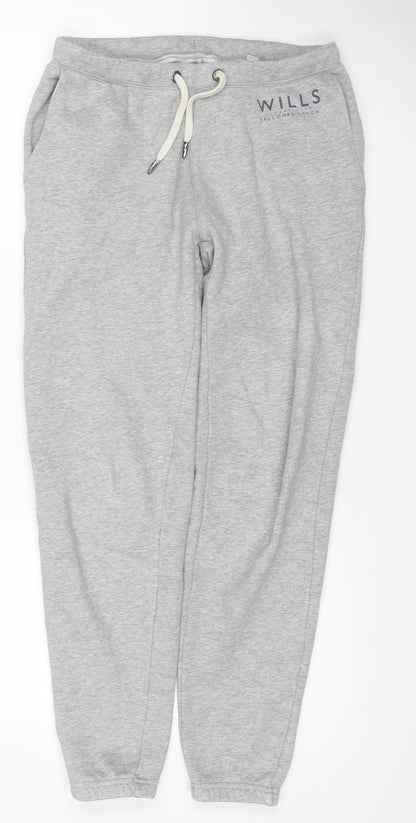 Jack Wills Men’s Grey XS Slim Fit Fleece Joggers Drawstring Pockets