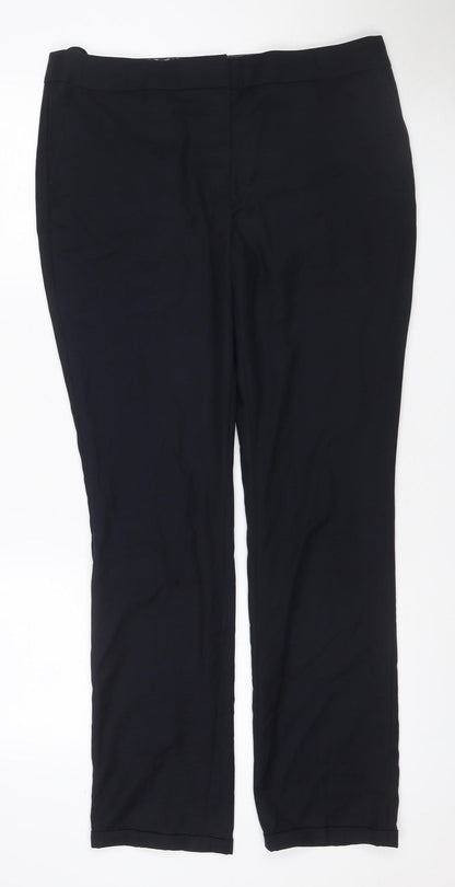 Next Women’s Black Size 12L Bootcut Stretch Work Trousers