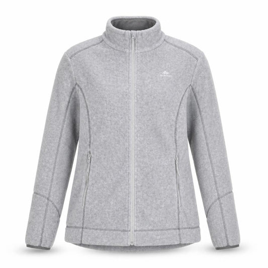 Quechua Women’s Grey 2XL Fleece Full Zip Outdoor Jacket