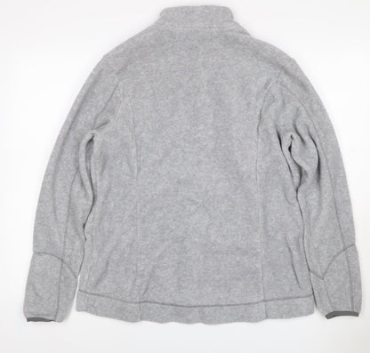 Quechua Women’s Grey 2XL Fleece Full Zip Outdoor Jacket