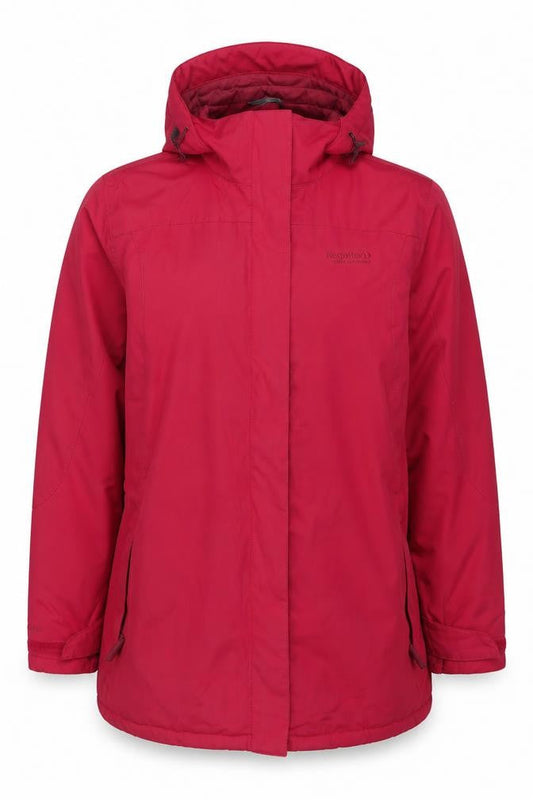 Regatta Women Red UK 14 Hydrafort Waterproof Hooded Rain Jacket