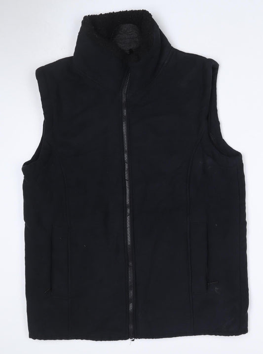 Casamia Exclusive Women’s Black M Softshell Fleece Lined Zip Waistcoat
