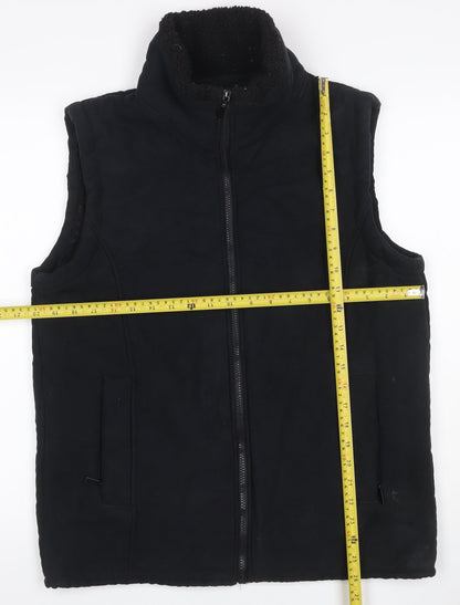 Casamia Exclusive Women’s Black M Softshell Fleece Lined Zip Waistcoat