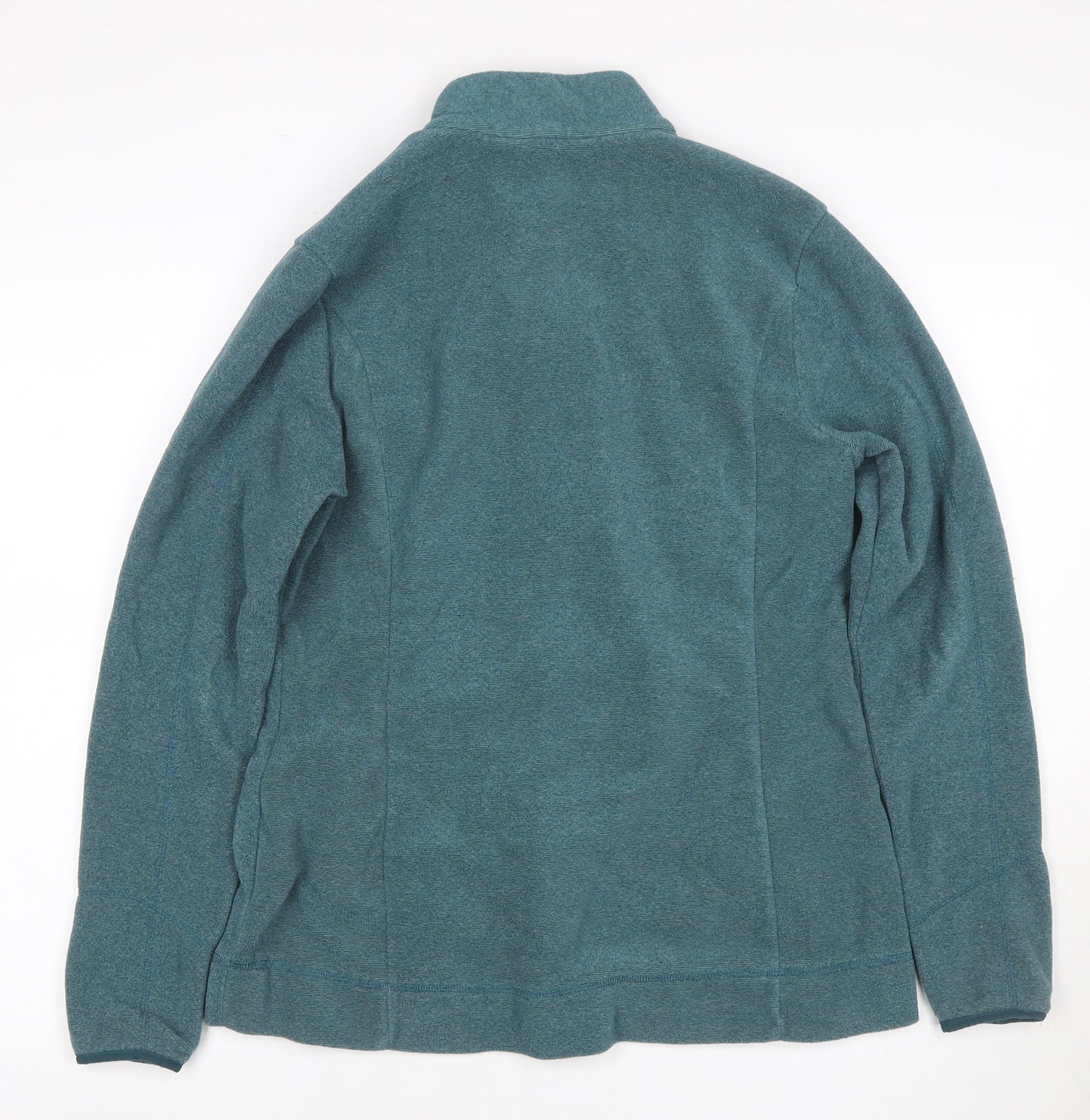 Quechua Women’s Blue L Full Zip Fleece Basic Jacket Outdoor Pockets