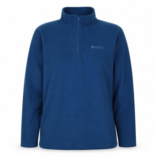 Mountain Warehouse Women’s Blue L 1/2 Zip Fleece Pullover Sweatshirt