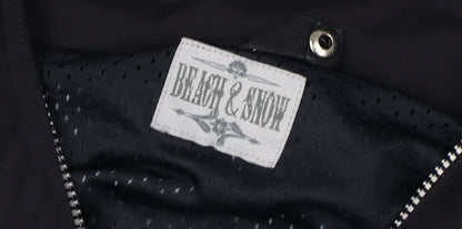 Beach & Snow Men's Black XS Hooded Ski Jacket Zip Pockets