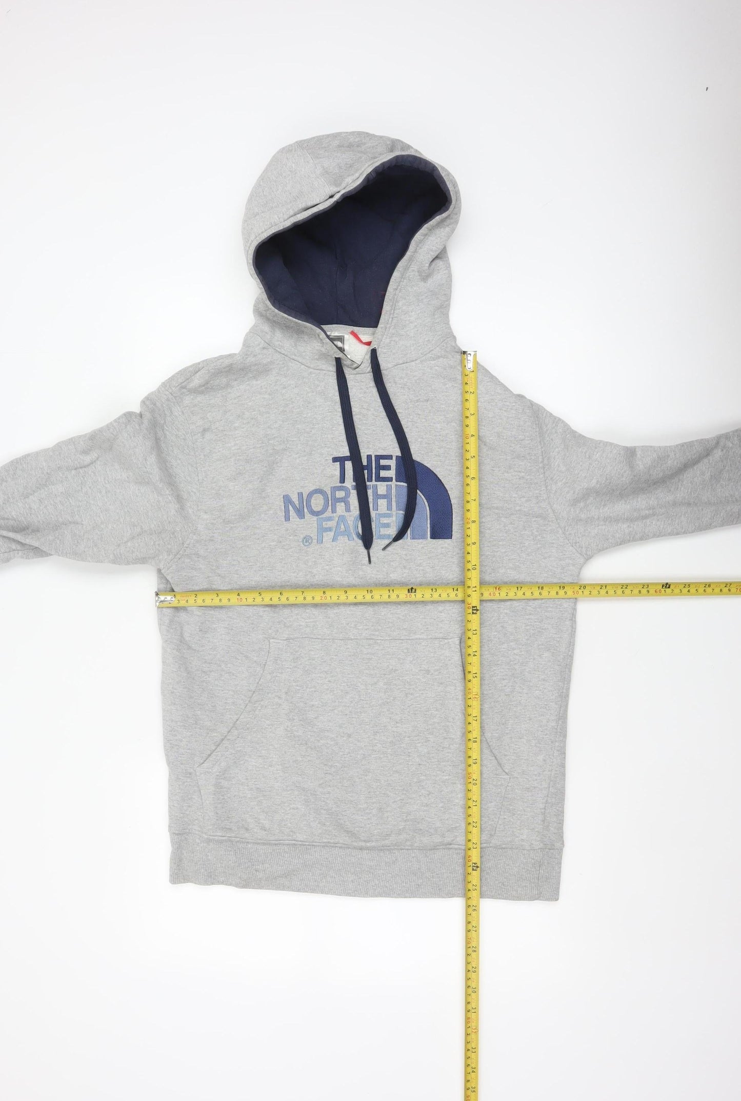 The North Face Men’s Grey M Pullover Hoodie Logo Fleece