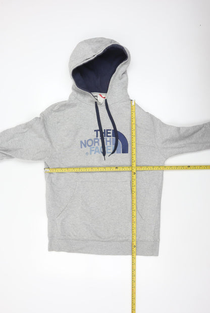 The North Face Men’s Grey M Pullover Hoodie Logo Fleece