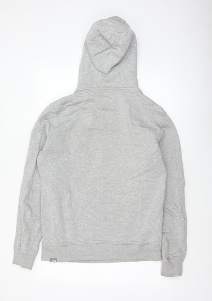 The North Face Men’s Grey M Pullover Hoodie Logo Fleece