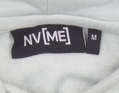 NVME Women’s Mint Green Cropped Oversized Pullover Hoodie Size M
