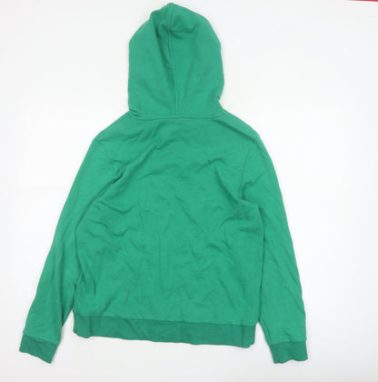 Marks and Spencer Women’s Green UK 12 Pullover Hoodie Drawstring