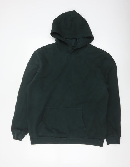 GAP Men’s Black L Pullover Hooded Fleece Hoodie Pockets