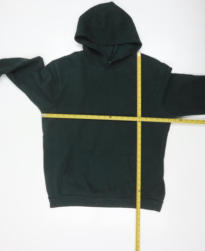 GAP Men’s Black L Pullover Hooded Fleece Hoodie Pockets