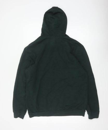 GAP Men’s Black L Pullover Hooded Fleece Hoodie Pockets