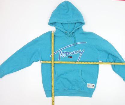 Tommy Jeans Women’s Blue XS Pullover Logo Hoodie