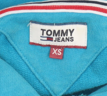Tommy Jeans Women’s Blue XS Pullover Logo Hoodie