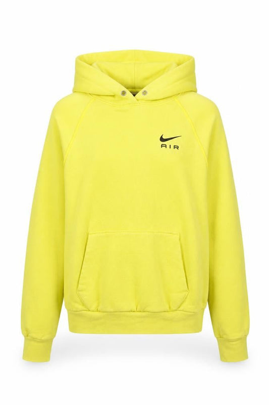 Nike Air Women’s Yellow XS Pullover Hoodie Logo Pocket