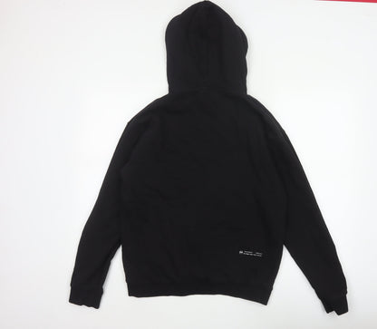 883 Police Women Black M Pullover Hoodie Logo Cotton