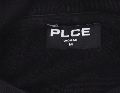 883 Police Women Black M Pullover Hoodie Logo Cotton