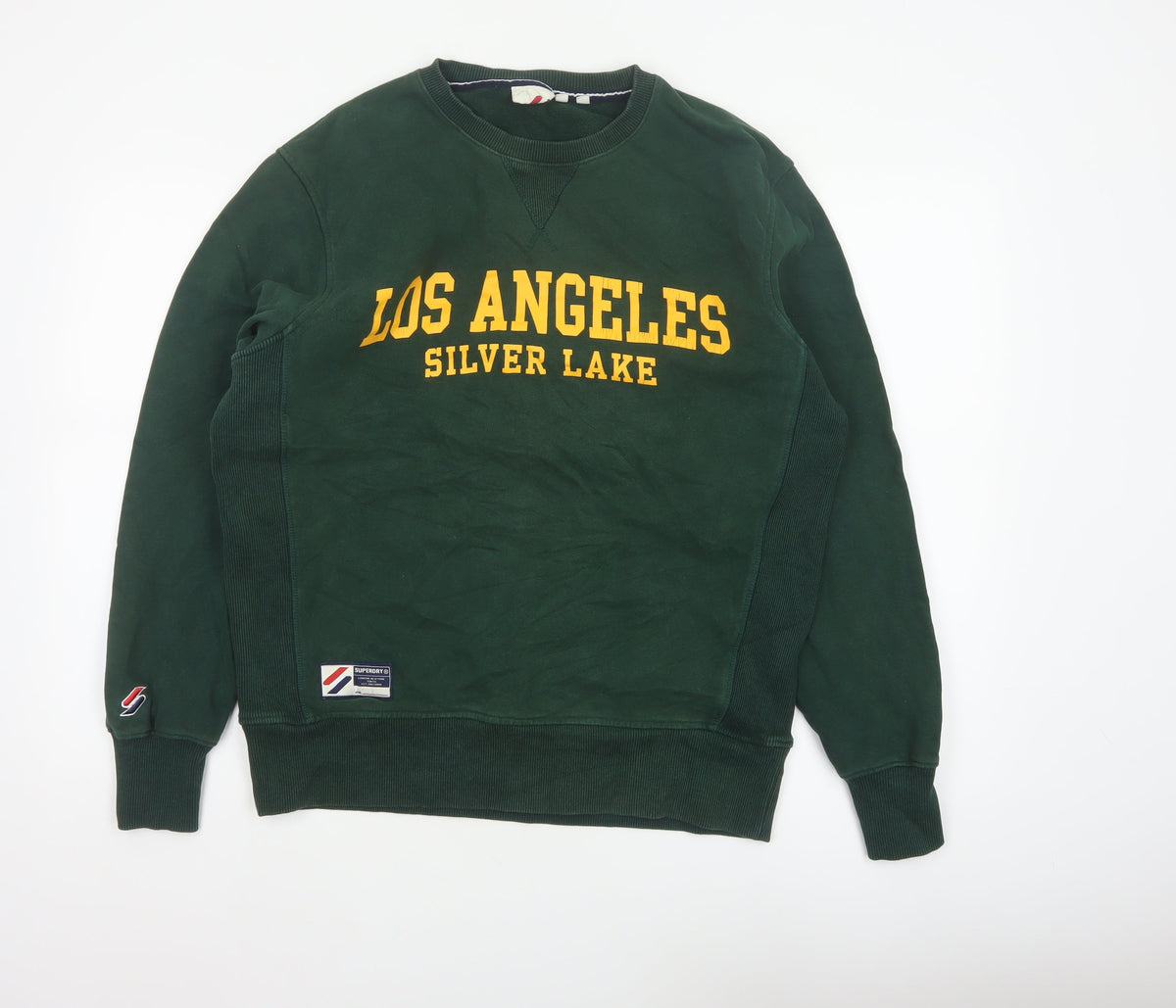 Superdry Men’s Green M Los Angeles Silver Lake Graphic Pullover Sweatshirt