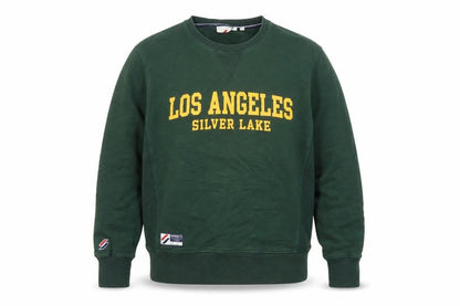 Superdry Men’s Green M Los Angeles Silver Lake Graphic Pullover Sweatshirt
