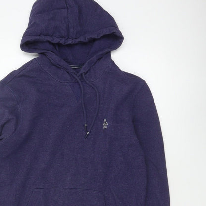 Original Penguin Men’s Purple S Pullover Hoodie Striped Trim