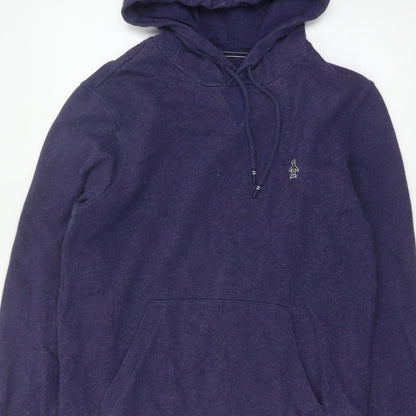 Original Penguin Men’s Purple S Pullover Hoodie Striped Trim