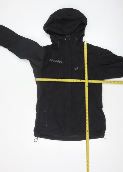Helly Hansen Women's Black M Basic Jacket Hooded Reflective Zip