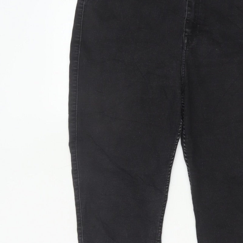 Lee Women’s Black W36 L33 Scarlett High Zip Skinny Jeans