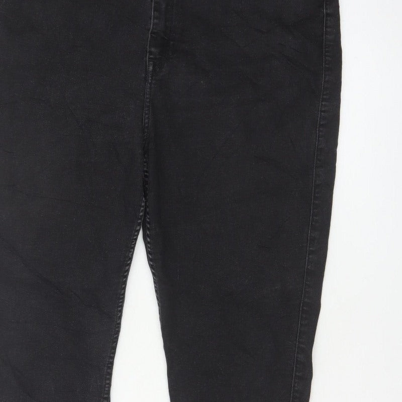 Lee Women’s Black W36 L33 Scarlett High Zip Skinny Jeans