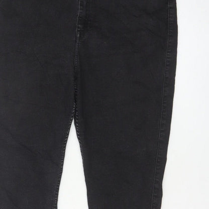 Lee Women’s Black W36 L33 Scarlett High Zip Skinny Jeans