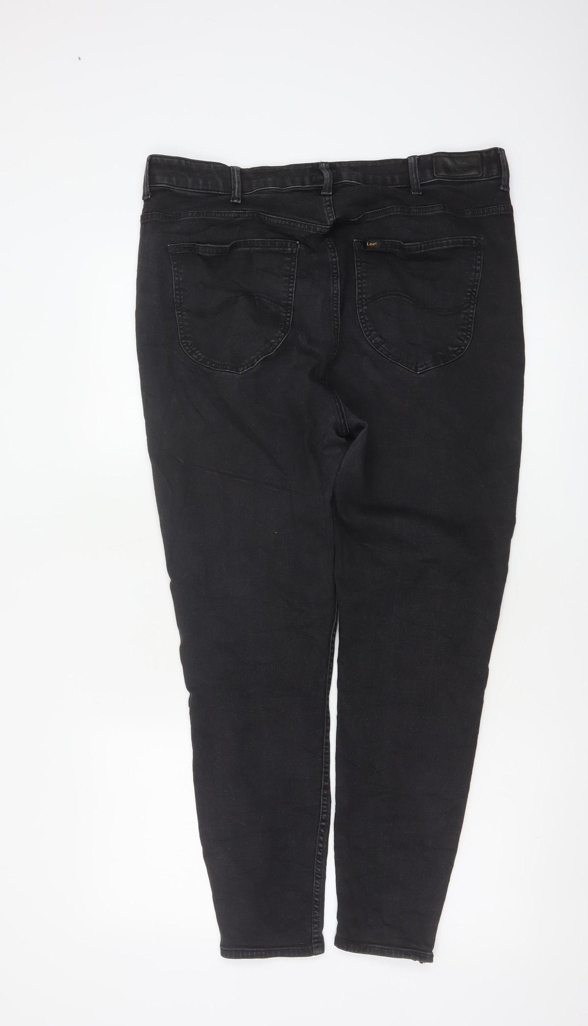 Lee Women’s Black W36 L33 Scarlett High Zip Skinny Jeans