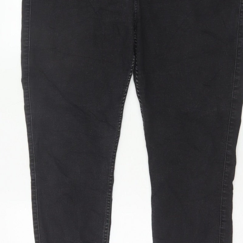 Lee Women’s Black W36 L33 Scarlett High Zip Skinny Jeans