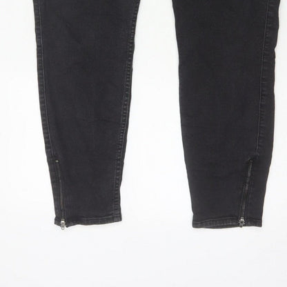 Lee Women’s Black W36 L33 Scarlett High Zip Skinny Jeans