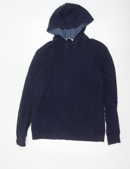 Autograph Men’s Navy Blue Small Pullover Hooded Pocket Hoodie