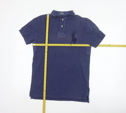 Polo Ralph Lauren Men's Blue S Big Pony No.3 Cotton Polo Shirt
