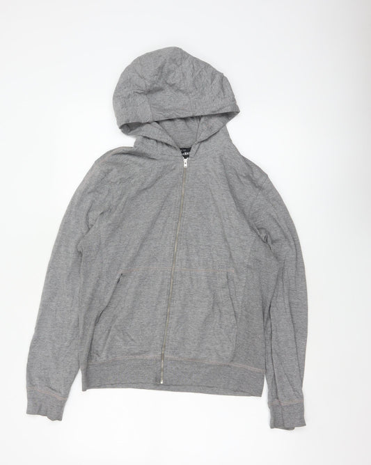 Foot Locker Women Grey S Classic Fit Full Zip Hooded Hoodie