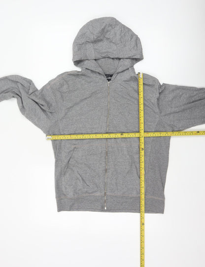 Foot Locker Women Grey S Classic Fit Full Zip Hooded Hoodie